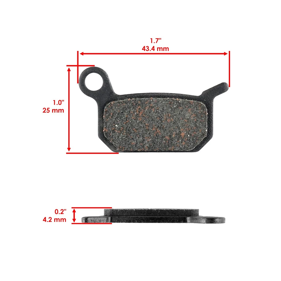 Front & Rear Brake Pads for KTM Sx65 2004 2005 2006 2007 2008 Foto 3 de 4