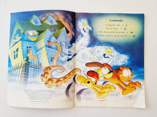 Garfield's Haunted House and Other Spooky Tales 1994 Book - Picture 7 of 7