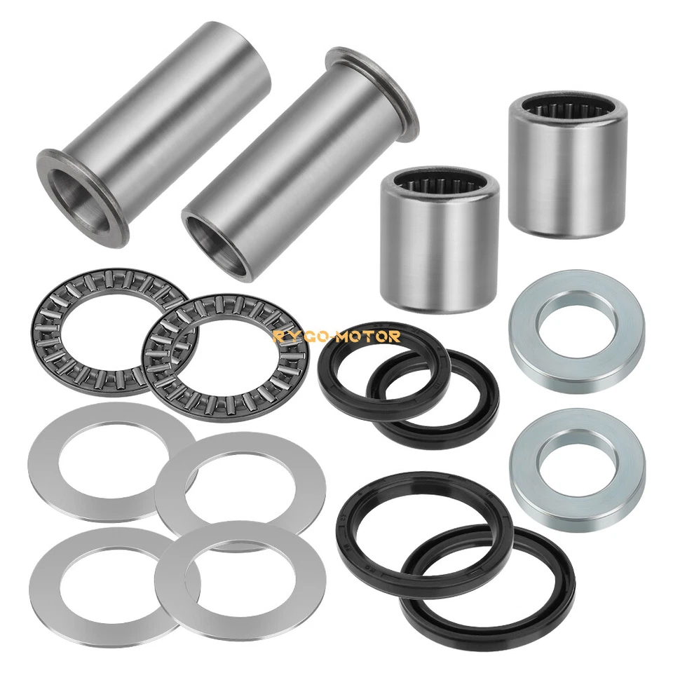 Swing Arm Bearings Seals Bushings Kit For SUZUKI RM125 RM250 96-08 RMZ250 RMZ450 - Imagen 3 de 4