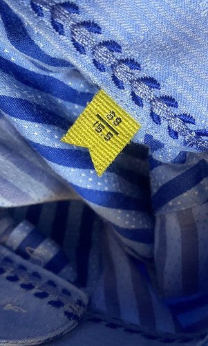 Robert Graham Striped Cotton Shirt 15.5” - Picture 11 of 15