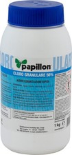 PAPILLON CLORO PISCINA IN POLVERE GRANULARE 56% AGENTE CLORANTE RAPIDO 52817