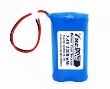 Protected Li-ion Rechargeable Battery 7.4V 2.2Ah for Speaker Megaphone Amplifier