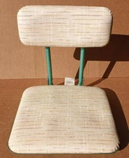 Vtg BENCH SADIUM SEAT BUCKET CHAIR HUNTING FISHING 1960s FRABILL MFG MILWAUKEE