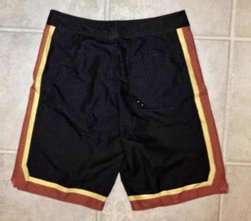 NIKE 6.0 Full Court Black Board Shorts Swim Trunks Boys Sz 16 28" 18 29" 20 30" - Picture 2 of 5