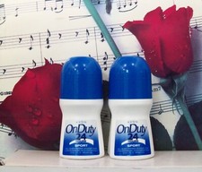 Avon On Duty 24 Hours Roll-On Antiperspirant Deodorant 2 x 1.7 fl oz. Lot