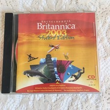 Encyclopedia Britannica 2003 Student Edition CD-ROM Windows 98/2000/Me/XP