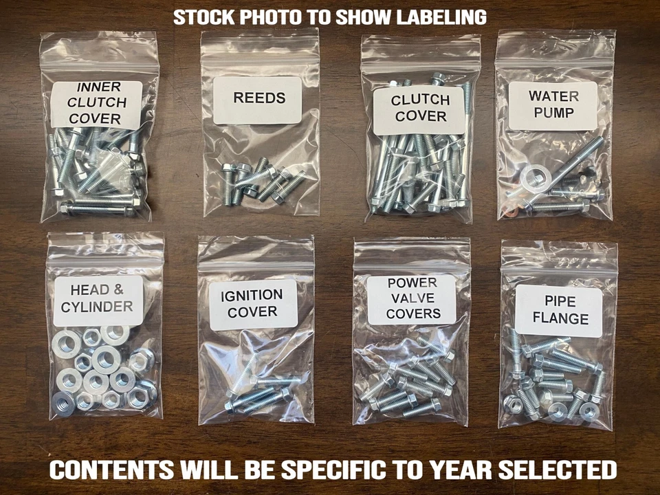 Kit de pernos de restauración Honda CR 500 1990-2001 en acabado galvanizado | AHORRA $$$ Foto 2 de 4