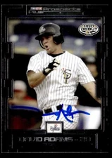 David Adams signed auto 2008 TriStar Prospects Plus #103 card