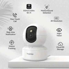 BoyKeep 5g/2.4ghz WiFi Smart Camera, 2KHigh-definition Indoor