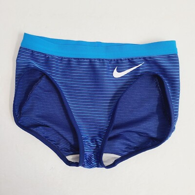 Nike Womens Pro Elite USA Track & Field Running Briefs AO8489-000 Size XS Blue