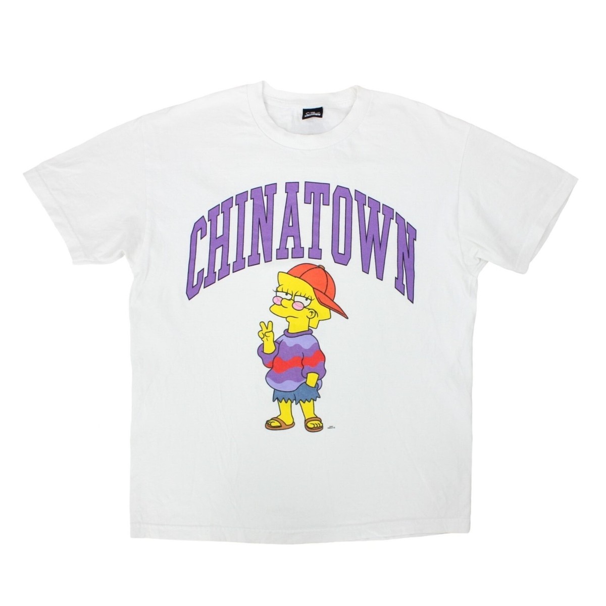 Chinatown Market The Simpsons Lisa Arc White T-Shirt Men's