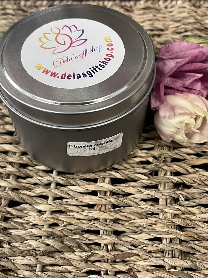 Vegan Citronella essential oil Candle hand made - Image 4 of 4