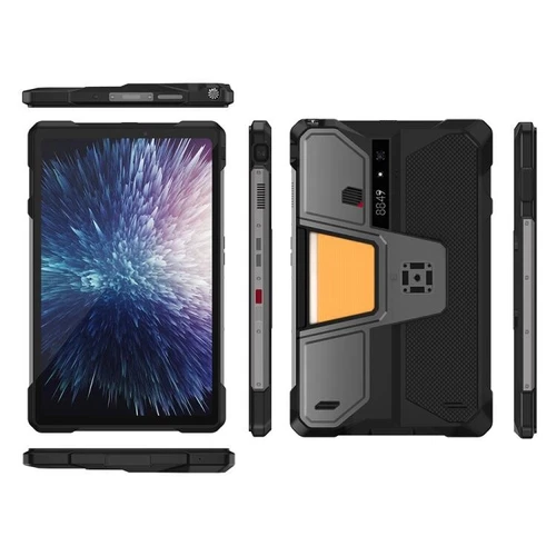 Unihertz 8849 Tank Pad E Rugged Android Tablet with Projector, 12GB RAM + 512GB.