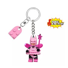 Lego Fata Rosa Batman Il Film di Batman Lego Portachiavi Coppia Regali con Mattone
