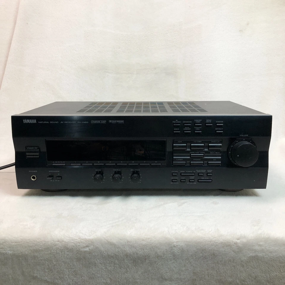 YAMAHA RX-V493 AV Stereo Natural Sound Receiver Tuner Cinema Dolby (For Repair) - Image 2 of 4