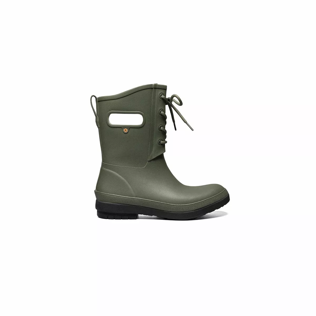 Green wellington boots womens sale