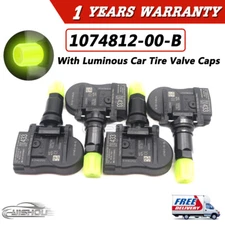 4PC TIRE PRESSURE SENSOR TPMS FOR TESLA MODEL 3 S X 433MHZ 107481200B 103460200A