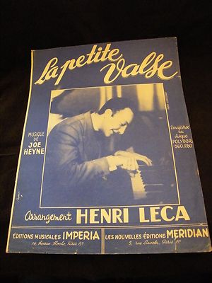 Partition La Petite Valse Henri Leca Grand Format