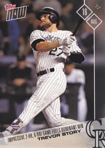 2017 Topps Now 489 Trevor Story