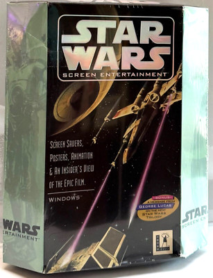 Star Wars Screen Entertainment '94 PC 3.5  Big Six-Sided Box * NEW SEALED RARE *