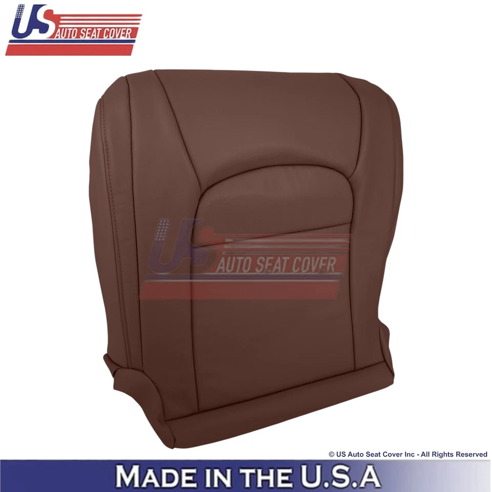 Cubiertas de repuesto inferiores delanteras de cuero marrón para Toyota Land Cruiser 2008-2021 Foto 4 de 4