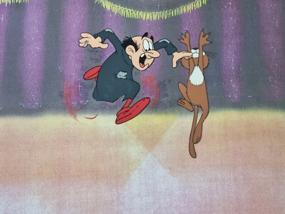 Hanna Barbera GARGAMEL Original 80er TV SCHLÜMPFE Animation Kunst Produktion Cel #107