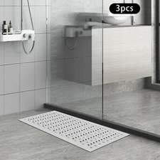 3 Packs 304 Stainless Steel Channel Drain Grate Cover In/Outdoor 22.8"x11.8"