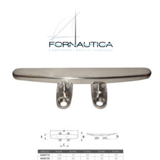 BITTA A GALLOCCIA IN ACCIAIO INOX 316 LUCIDATO A SPECCHIO PER BARCA NAUTICA
