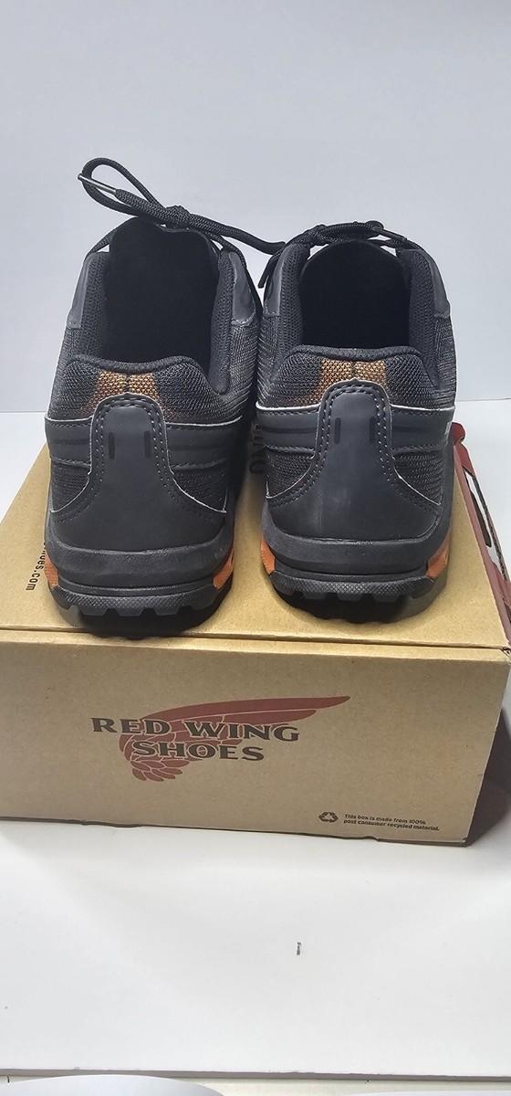 Red Wing Mens Athletic Work Safety Toe Shoes Black 6338 Low Top