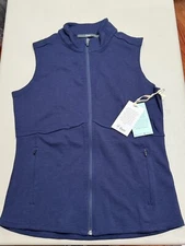 Ibex Women's Shak Merino Wool Vest Navy Size Medium