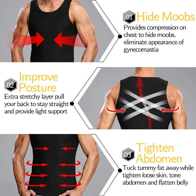 Fajas Reductoras Abdomen Para Sudar Perder Peso Entrenador De Cintura Chaleco US - Image 4 of 4