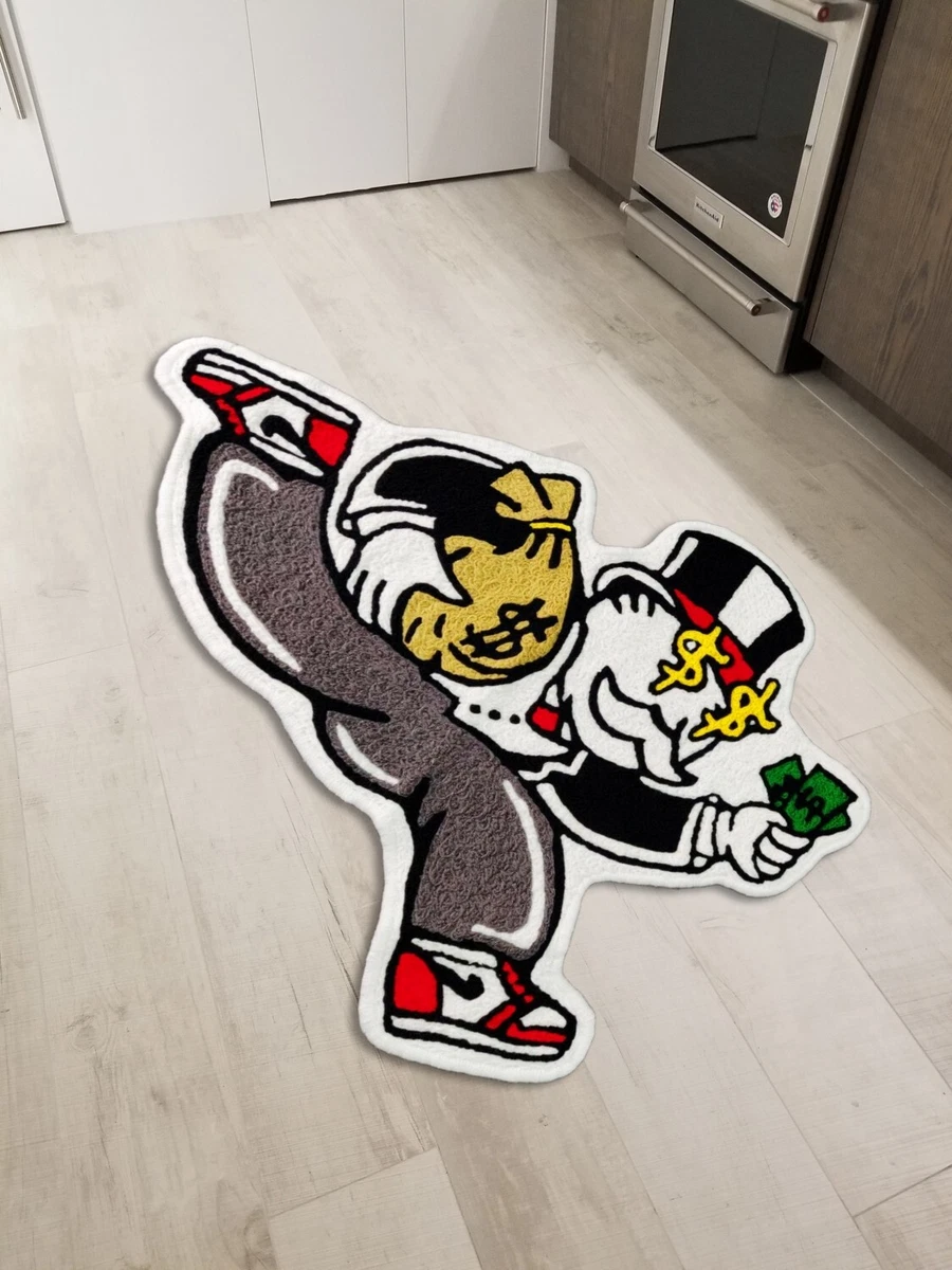 Alec Monopoly Hypebeast Floor Mat Modern Area Rug Living Room