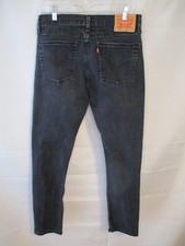 Levi's 510 Cotton Blend Black 30 x 32 Super Skinny Leg Jeans See Comments