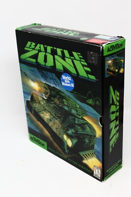 Battle Zone - PC Big Box Activision Action Strategy Game - New See