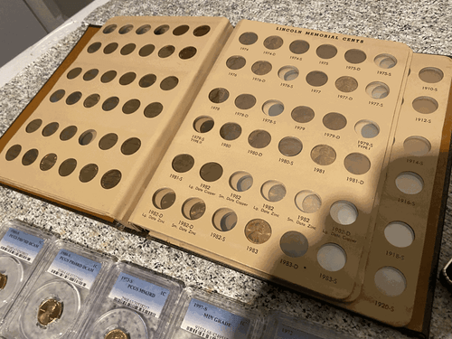 Dansco Album w 105 Lincoln Cents 1900's + 16ea PCGS graded Pennies + more! - Picture 14 of 19