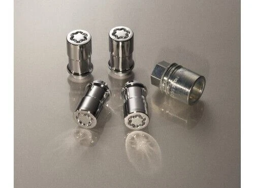 NUEVO OEM Ford 2001-2014 Mustang cerraduras de rueda - cromo - tacos expuestos F2LY-1A043-A Foto 3 de 4