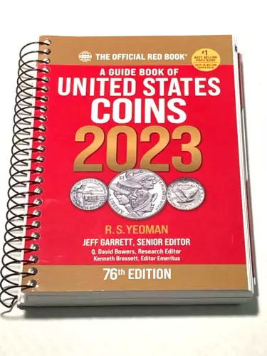 A Guide Book of United States Coins 2023 76th Edition ~ The Official Red Book