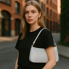 STONEY CLOVER LN Lane $178 Dylan Limited Edition Crystal Embellished Bag Purse