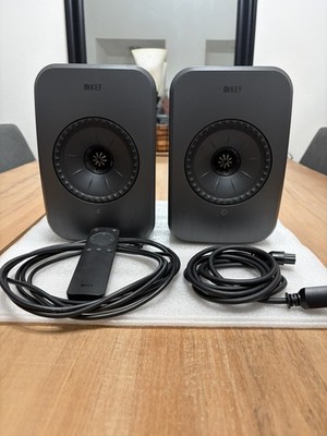 KEF - LSX II LT - Wireless HiFi Speakers - Graphite Grey