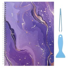  lbum grande reutilizable para coleccionar pegatinas 8,5 x 11 pulgadas 