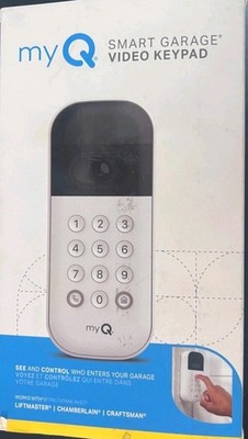 Chamberlain my Q Smart Garage Video Keypad - White - VKP1-MYQMC 8098