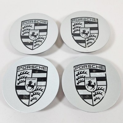   Porsche Cayenne / Panamera 3'' Wheel Center Caps # 7PP601150 8Z8 USED SET/4  