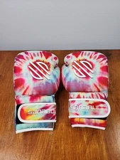 Sanabul 14 oz MMA Hybrid Gloves Funk Strike Tie Dye Design