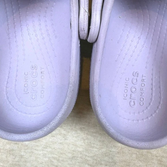 Zueco clásico Crocs para niños lavanda púrpura talla C13 zapatos sin cordones Foto 2 de 4