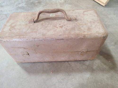 Vintage My Buddy Tackle Box Modell 352 Falls City 4 Fächer Metall Sammlerstück - Bild 3 von 4
