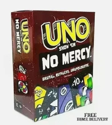 Mattel Games UNO Show ?em No Mercy Card Game for Kids, Adults & Family Parties