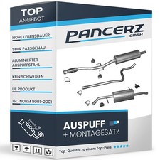 Auspuffanlage für CITROEN C3 II 1.2 VTi 82 Auspuff