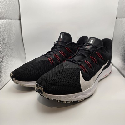 Men's Size 13- Nike Quest 2 Antharacite Red Black 