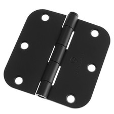 Black Door Hinges 3-12 X 3-12 With 58 Radius Corners