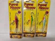 Northland 9/16 Oz Puppet Minnow Jig Lot Mixed